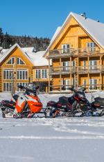Motoneige en hiver